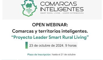 Open Webinar Comarcas y territorios inteligentes