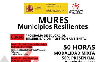 Proyecto MURES Diputacin de Badajoz_Curso sobre educacin y gestin ambiental_01092026