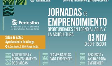 Alange acoger el 3 de noviembre una jornada para impulsar el emprendimiento vinculado al agua y la acuicultura