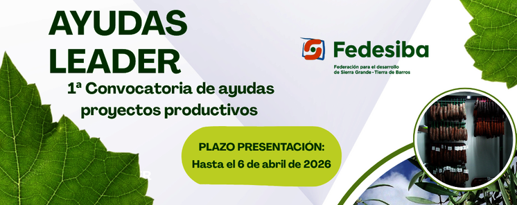 FEDESIBA abre el plazo de solicitud de ayudas de la 1 Convocatoria LEADER 20232027